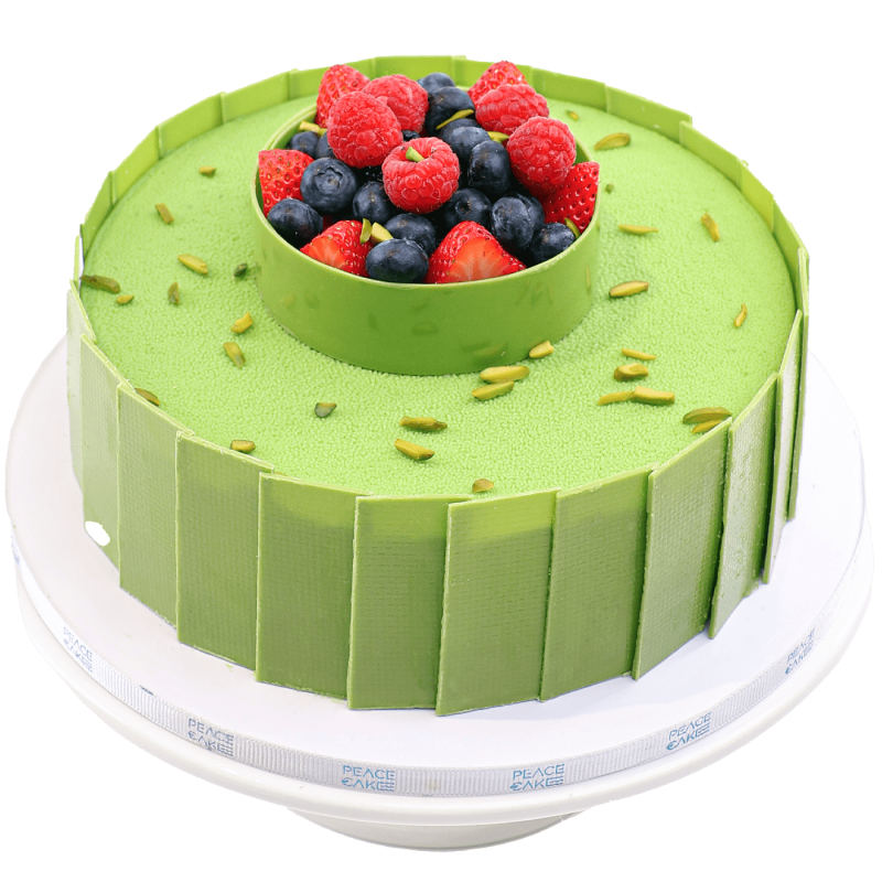 Pistachio mouseline