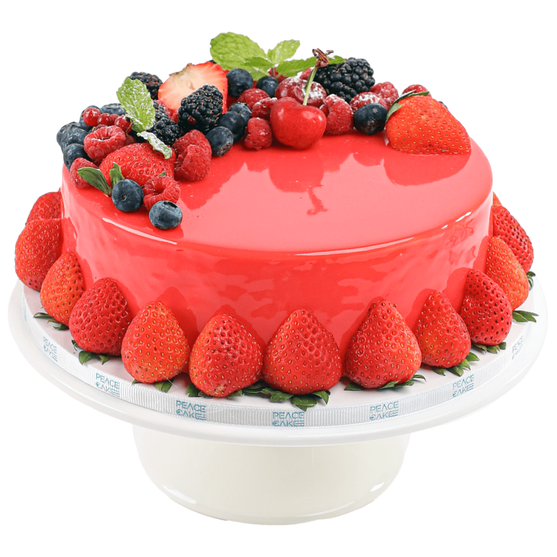 Raspberry Chocolate Gateau