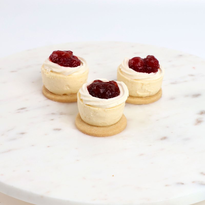 Cherry Mini Baked Cheesecake