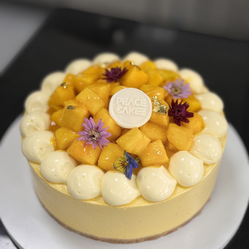Sunset Mango Cheesecake